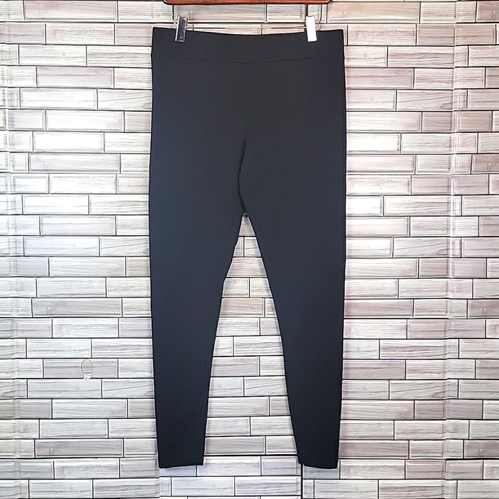 Matty M pull on casual pants in black Size L